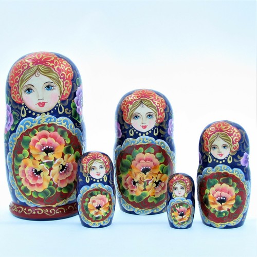 Poupées russes h17 peint - 5,