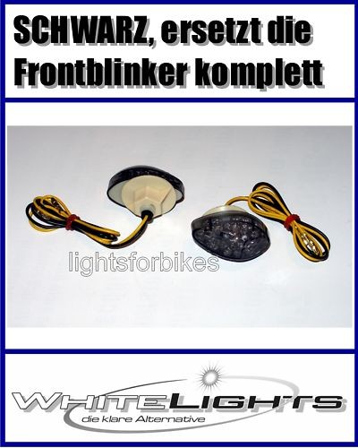 Led noir carénage clignotant - led,