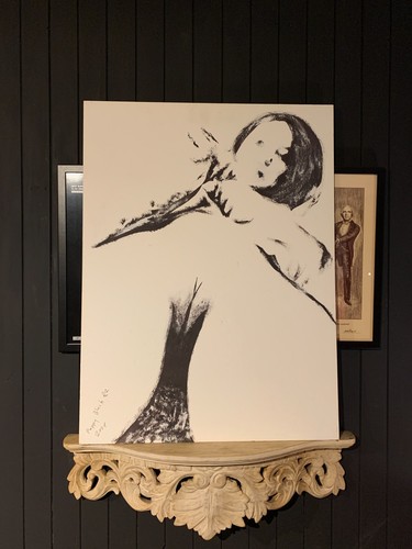 Tableau contemporain nu - contemporain, –
