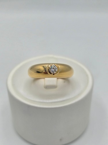 Bague jonc jaune - jaune, 18