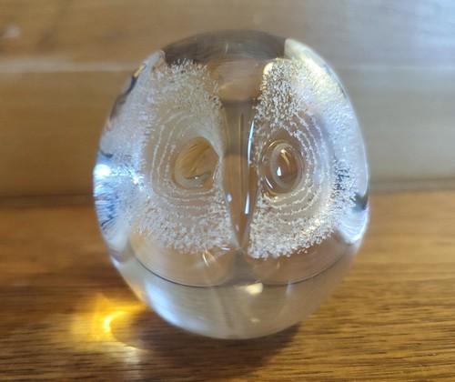 Chouette sulfure verre - verre, cristal