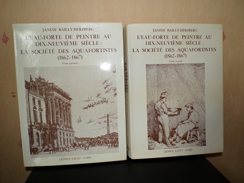 Eau forte peintre au - de,