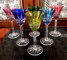 6 VERRES Roemer Vin CRISTAL