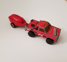 Majorette tow truck 291/228 and a motorcycle trailer pump Guignard (solido)