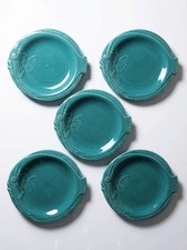 Suite de 5 assiettes plates en