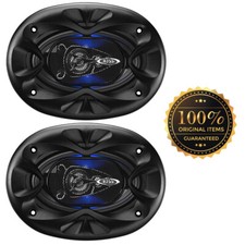 2 Boss Audio BE464 Haut-Parleurs Avec LED Bleu Coaxiales 102 X 152 MM 250 W Max