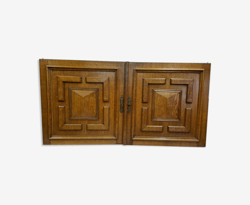 Paire portes chêne - en,