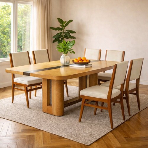 Table vintage plaquée - vintage,