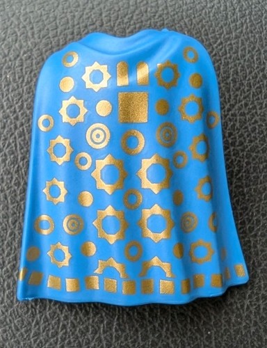 Playmobil cape bleu magicien - cape,