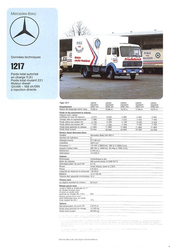 Mercedes trucks 1217 - mercedes,