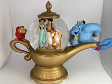 Disney Aladdin Lamp Genie Snow Globe Works!