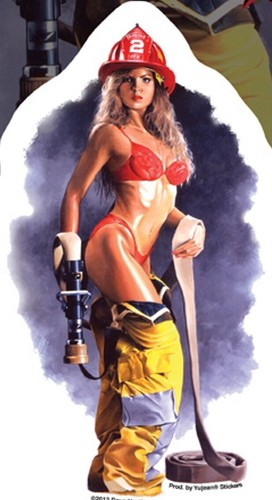 Autocollant sexy pin - sexy,