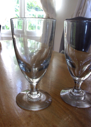 Grands verres soufflés
