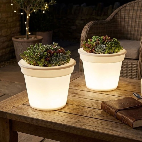 Bac fleurs lampe - à,