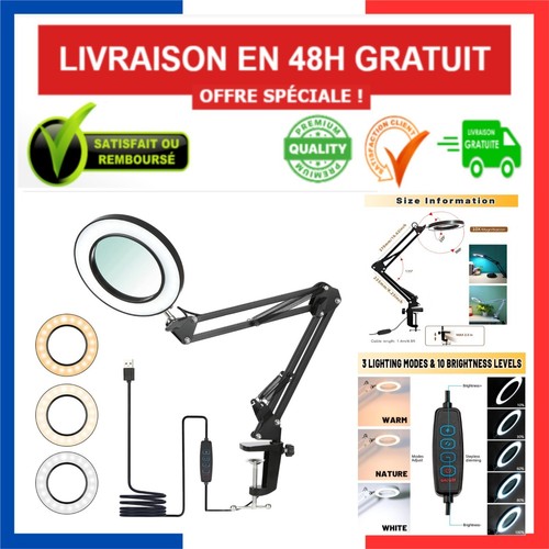 Lampe loupe led - led, avec