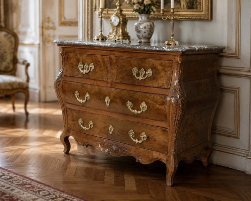 Commode tombeau régence - régence, en