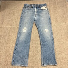 Vintage Levi's 527 Jeans Mens 32x33 Blue 1990s Boot Cut Distressed