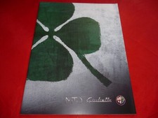 Alfa Romeo MiTo ZAR 955 Giulietta 940 Quadrifoglio Verde Brochure Brochure 2014