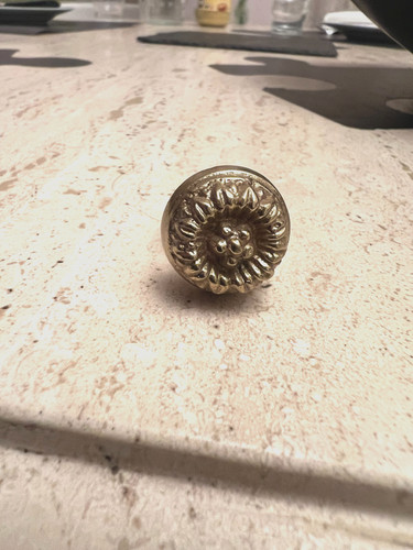 Bouton bronze doré pour - bouton,