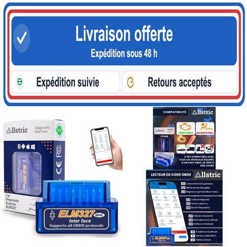 Lecteur code obd2 bluetooth - lecteur,