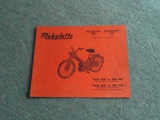 Mobylette AV/AU46 AV/AU49 with auto Dimoby Mobymatic Spare Catalogue English