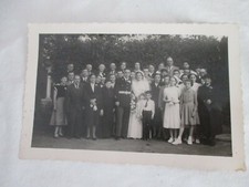 old papers; photograph truce 1952 wedding gendarme