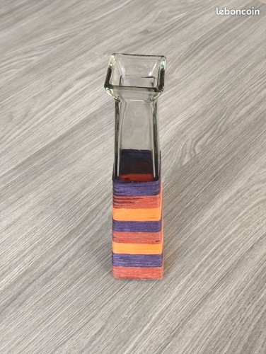 Vase verre transparent à - verre,