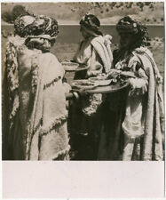 Photo Silver Voyage S.M. The Sultan Berber Women Morocco circa 1930