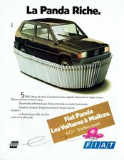  1983 Fiat Panda Riche Advertising 0322 Advertising Mality Box 5° Speed 