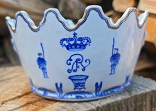 Rafraichisseur en Porcelaine Chinoise Tampon à Identifier Coupe Vase Verrière 