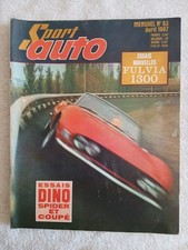 SPORT AUTO N°63 4/1967 DINO