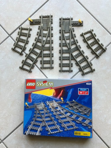 Lego 4531 rails courbes - 4531, +