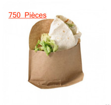 Pochette snack papier kraft