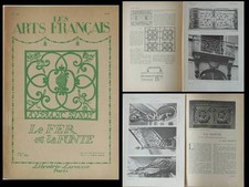 LES ARTS FRANCAIS n°18 1918  FERRONNERIE, FER, FONTE, FERRONNIER