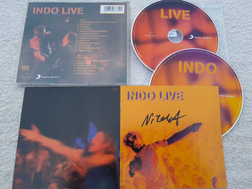Indochine autographe nicola - indochine, cd