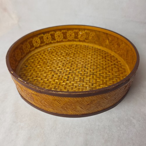 Plateau panier rond bambou - panier,