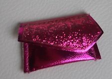 Accessoires Barbie sac pochette de soirée rose pailleté - vintage années 80