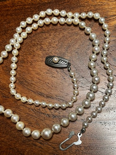 Vintage mikimoto sterling - mikimoto,