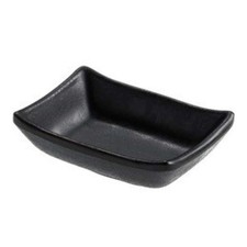 Assiette Rectangulaire Noire