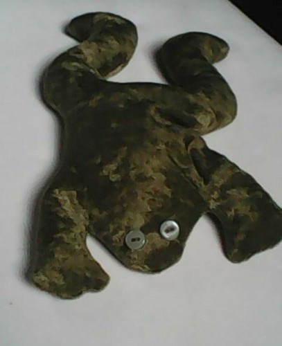 Peluche grenouille verte