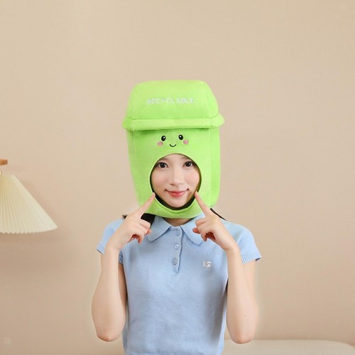 Chapeau peluche forme de - forme,