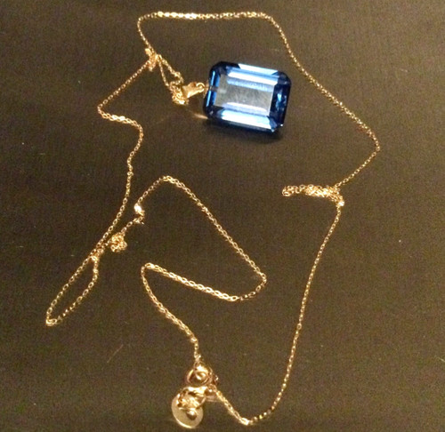 Jaune carats collier - or, 18