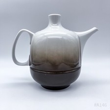 Vintage Scherzer Porcelaine Bavaria Cafetière Inglasur 70er Ans Allemagne 19cm