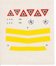 Hoja decals 1/72 Republic