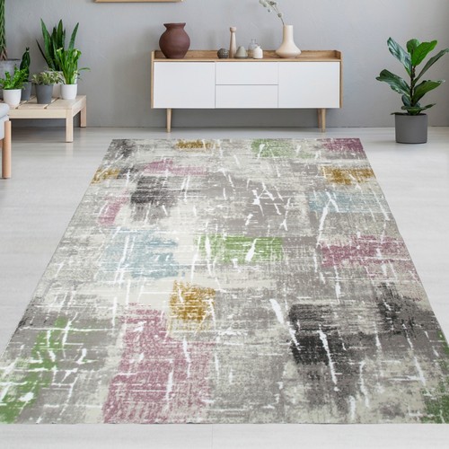 Tapis moderne poils courts - à,