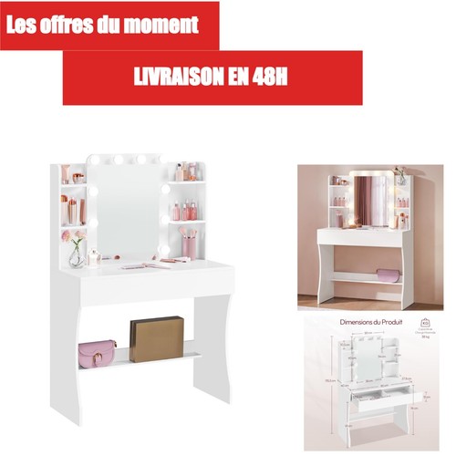Yaheetech coiffeuse avec - yaheetech,