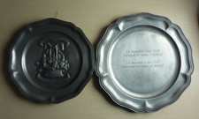 2 ASSIETTES DECORATIVE EN