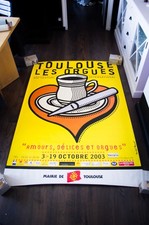 EXHIBITION ?️ TOULOUSE ORGUES MICHEL BOUVET French Art Vintage Original Poster