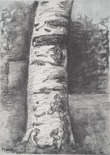 Henry MOORE: Beech Trunk - Signed Lithograph