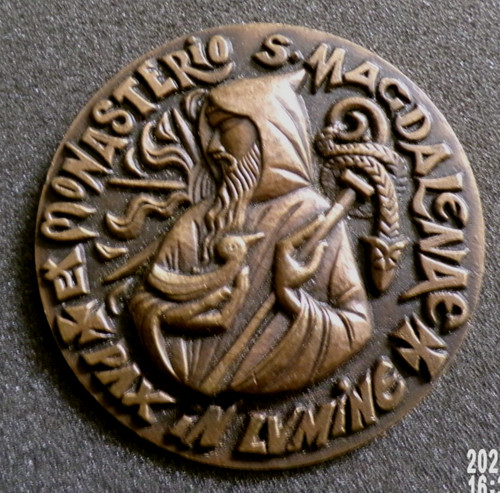 Médaille bronze monastère - médaille,